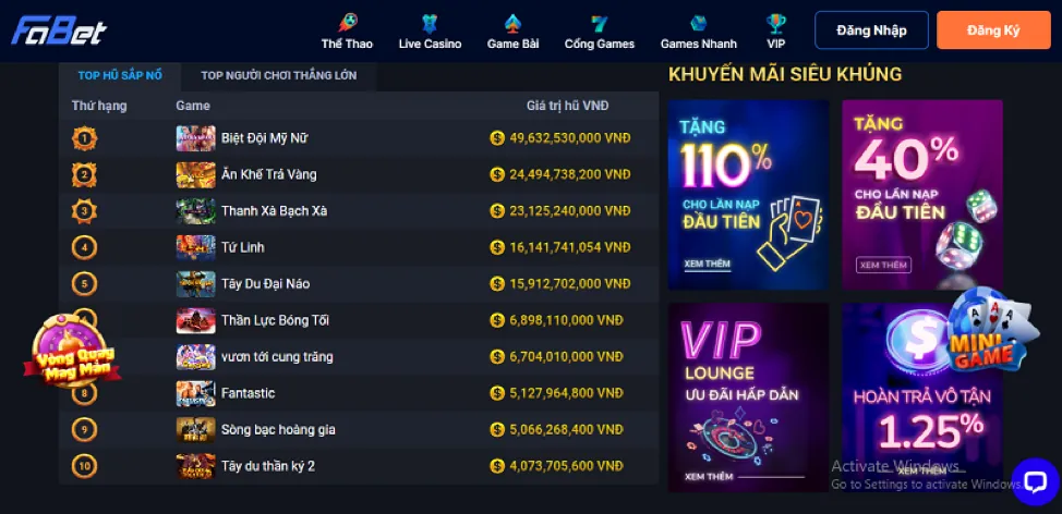 Khuyến mãi đá gà hấp dẫn tại sv368vi win